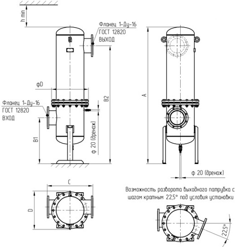 Рис.1. Схема датчика топлива Epsilon ES