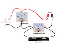 Подключение амперметра
